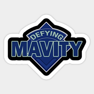 Defying MAVITY - Doctor Who Style Logo Sticker